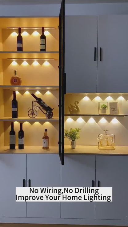 LED PIR Motion Sensor Cabinet  With USB Rechargeble